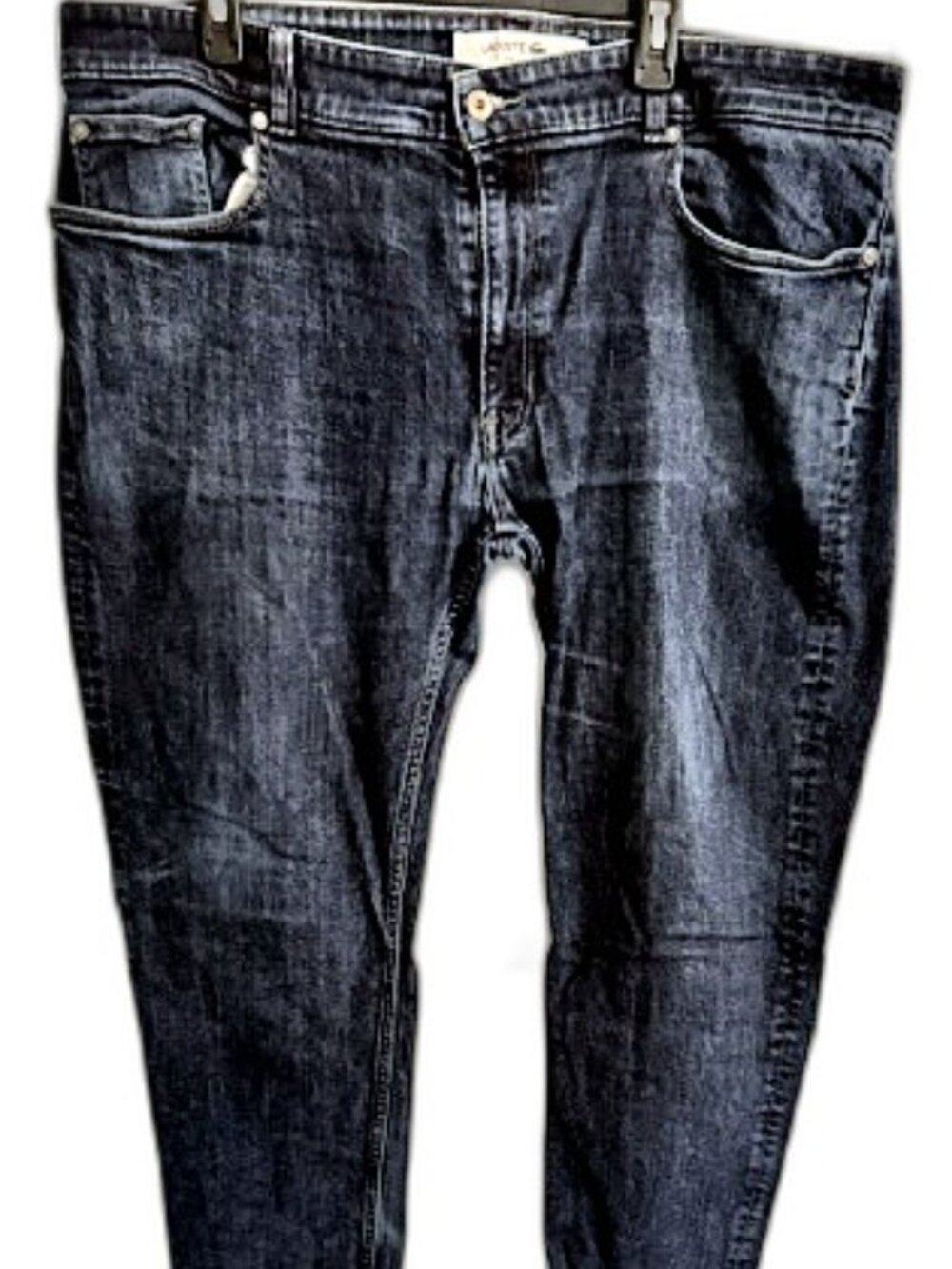 Lacoste Men's Dark Wash Jeans Straight Leg Size 42x34